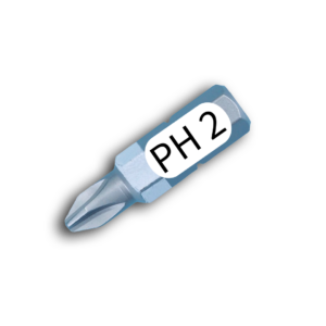 Bit Kreuzschlitz PH2 C6,3 (1/4 Zoll)